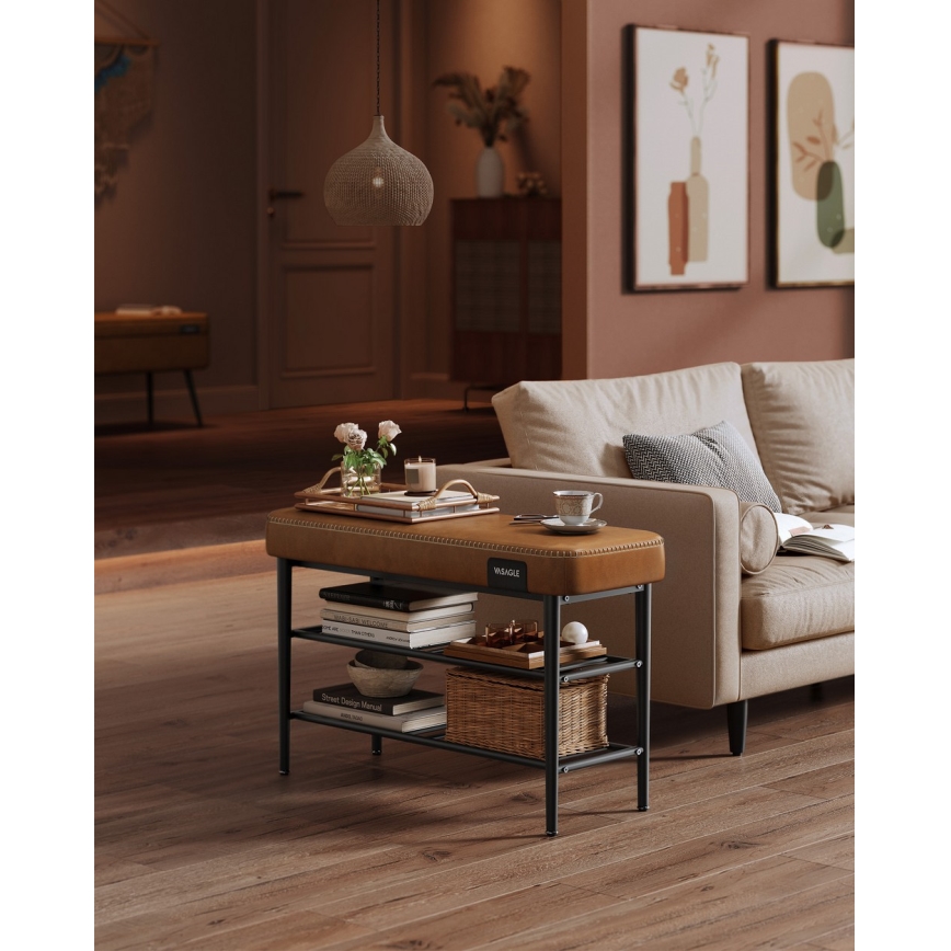 Kenkäkaappi ANDOR ruskea/musta