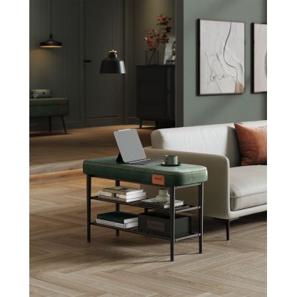 Kenkäkaappi ANDOR, vihreä/musta