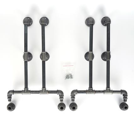 Kenkäkaappi BORU 50x90 cm musta/kuusi