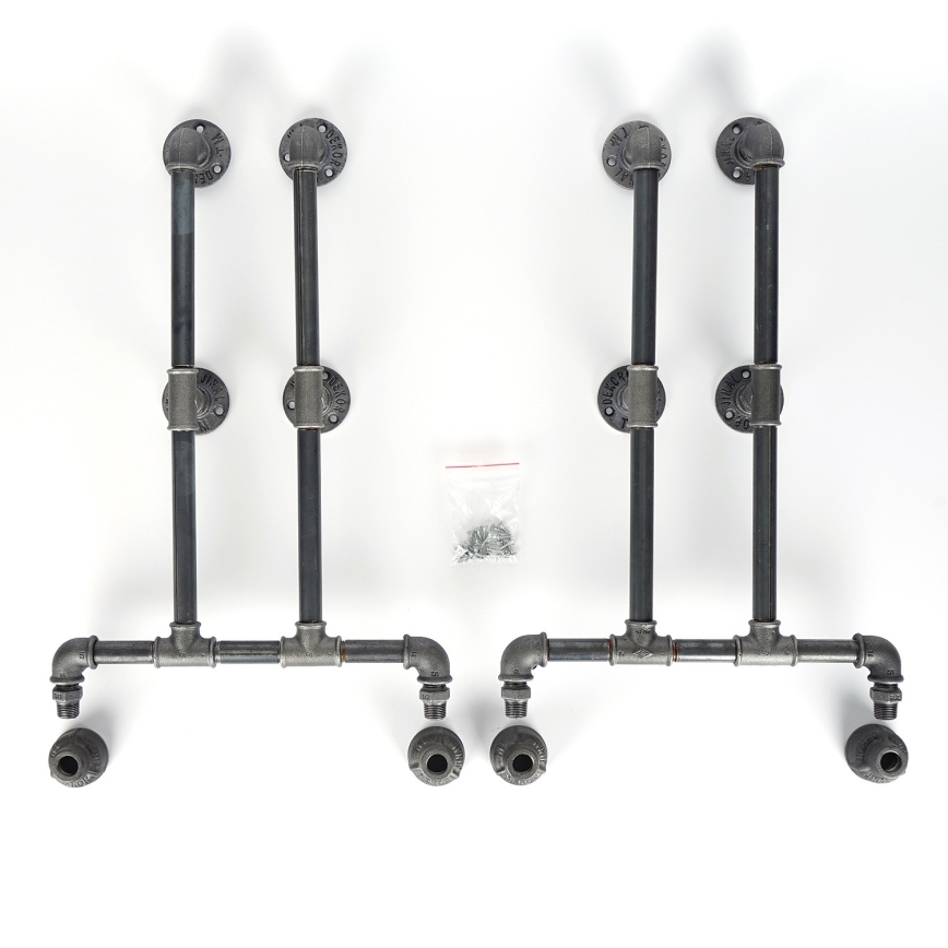 Kenkäkaappi BORU 50x90 cm musta/kuusi