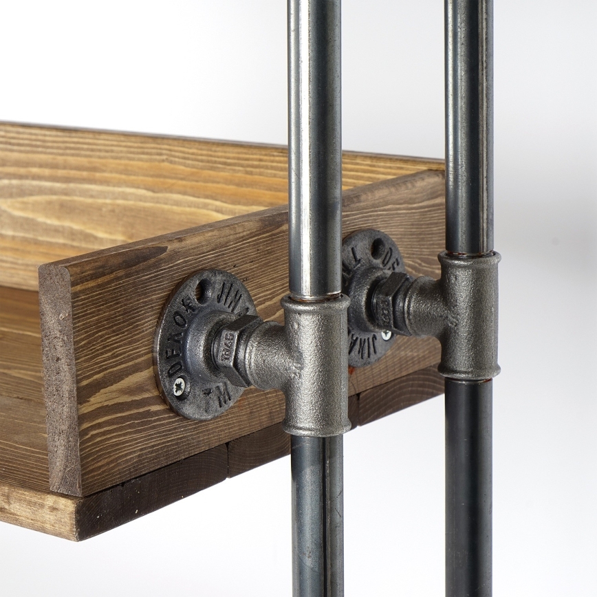 Kenkäkaappi BORU 50x90 cm musta/kuusi