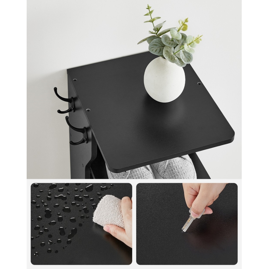 Kenkäkaappi BOTARO musta