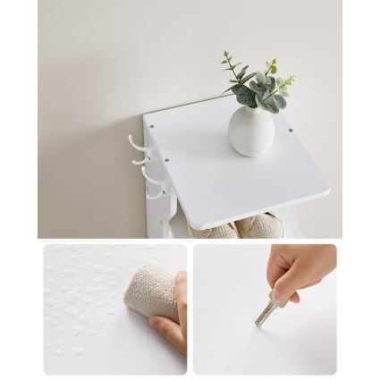 Kenkäkaappi BOTARO, valkoinen