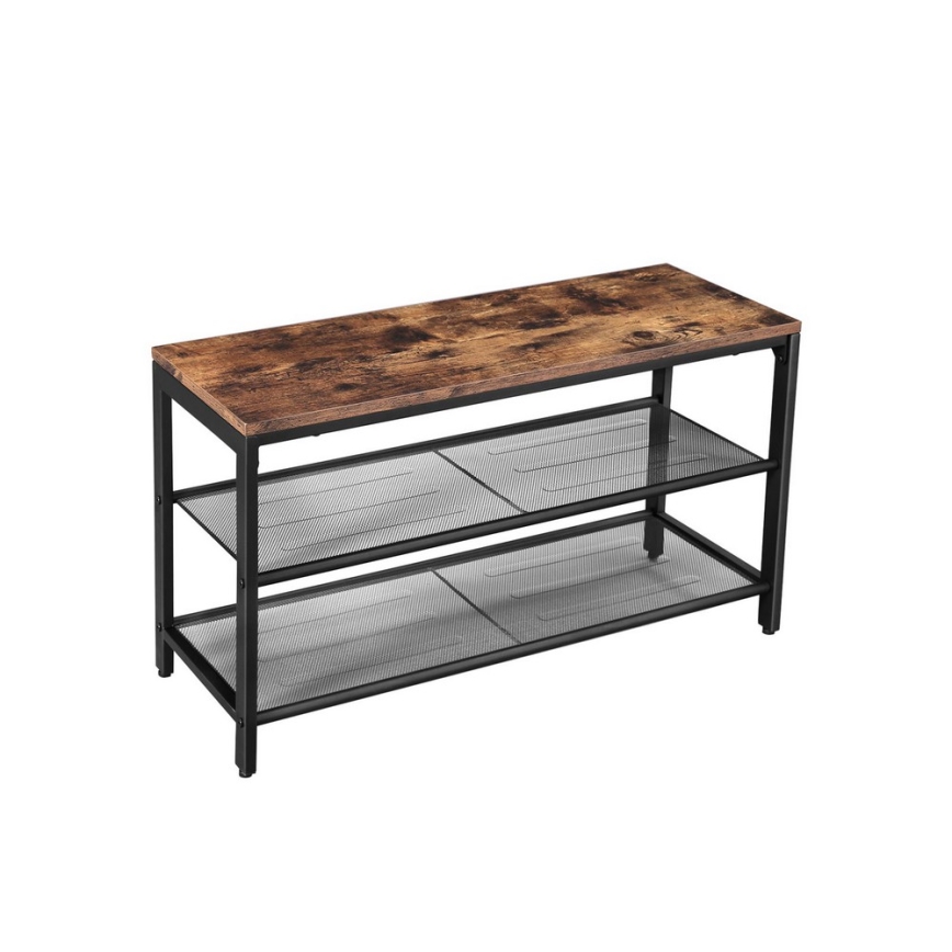 Kenkäkaappi DAVOR ruskea/musta