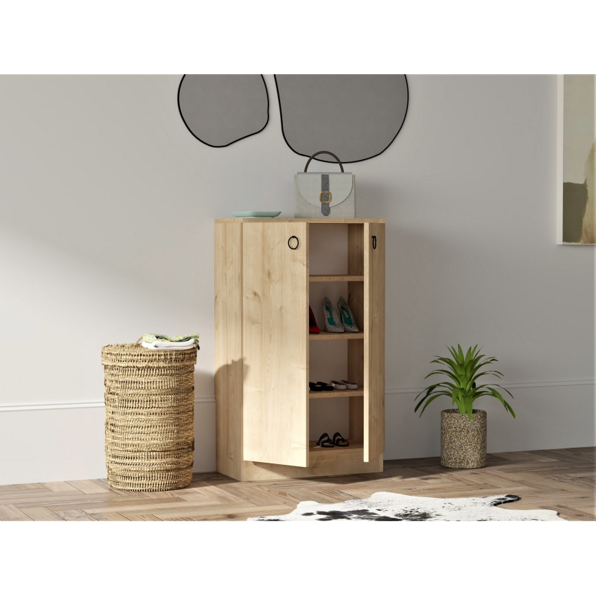 Kenkäkaappi DEFNE 100x60 cm beige