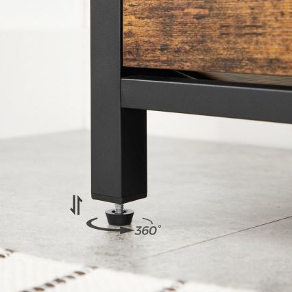 Kenkäkaappi VOREN ruskea/musta