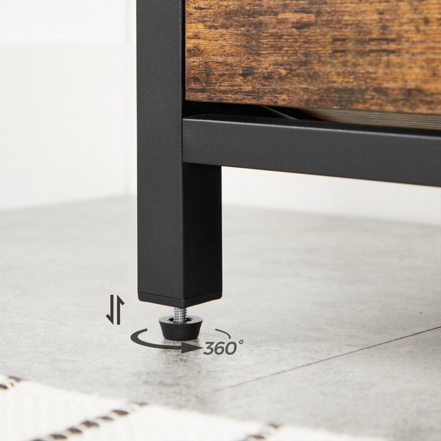 Kenkäkaappi VOREN ruskea/musta