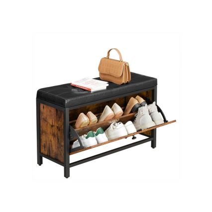 Kenkäkaappi VOREN ruskea/musta