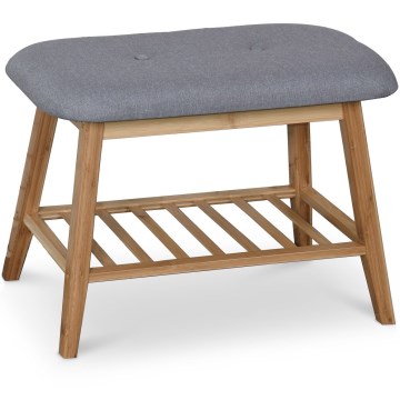 Kenkäteline 44x60 cm harmaa/beige