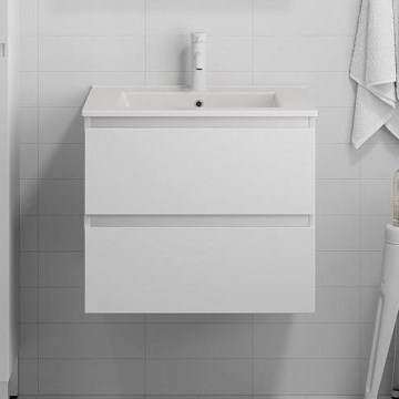 KENWOOD kylpyhuoneen allaskaappi pesualtaalla 61 x 52 x 47 cm valkoinen