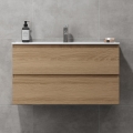 KENWOOD kylpyhuoneen allaskaappi pesualtaalla 91x50x45 cm tammi