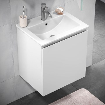 KENWOOD kylpyhuonekaappi pesualtaalla 51x55x41 cm, valkoinen