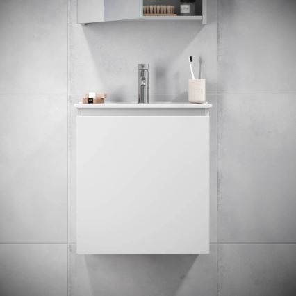 KENWOOD kylpyhuonekaappi pesualtaalla 51x55x41 cm, valkoinen