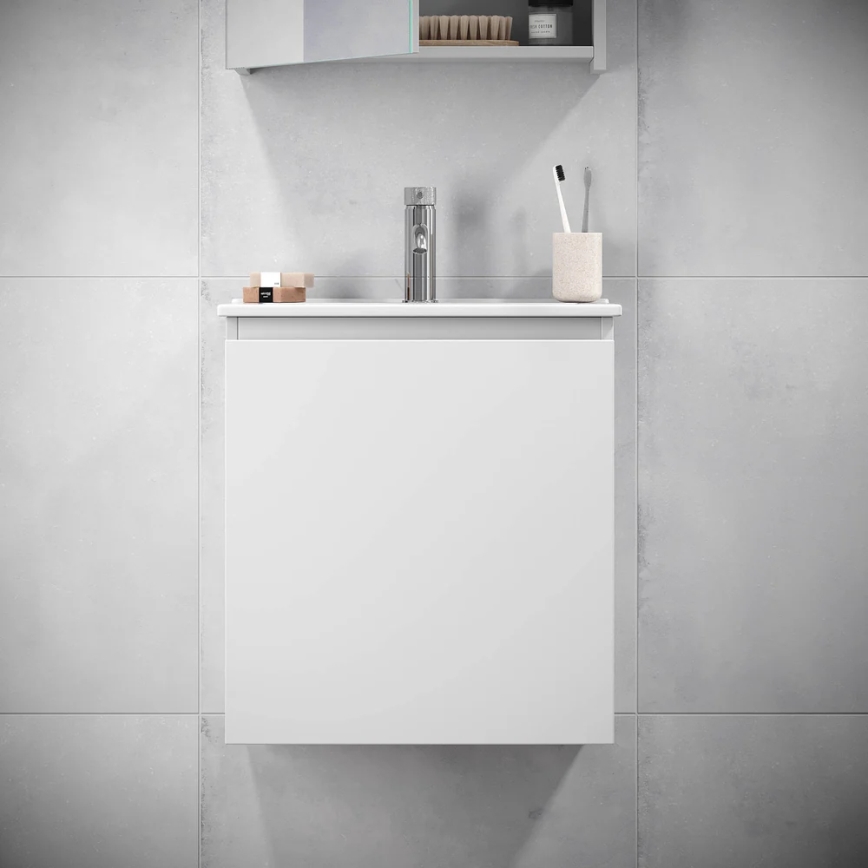KENWOOD kylpyhuonekaappi pesualtaalla 51x55x41 cm, valkoinen