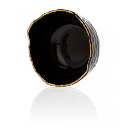 Keraaminen kulho TIGELLA 13 cm musta/kulta