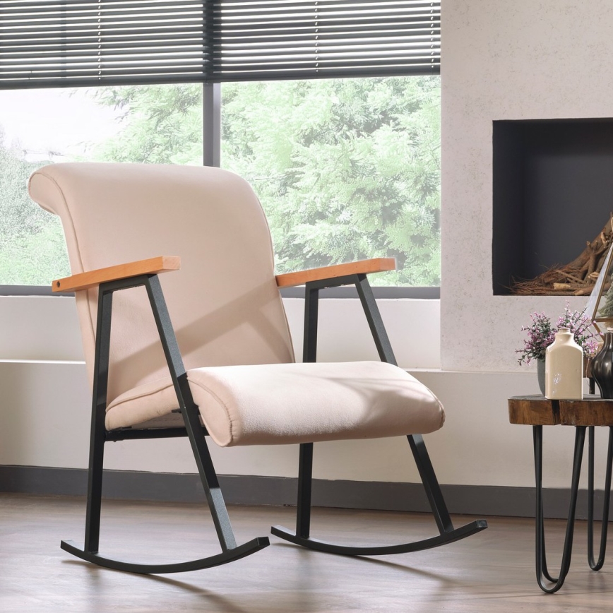 Kermanvärinen LUNI-keinutuoli