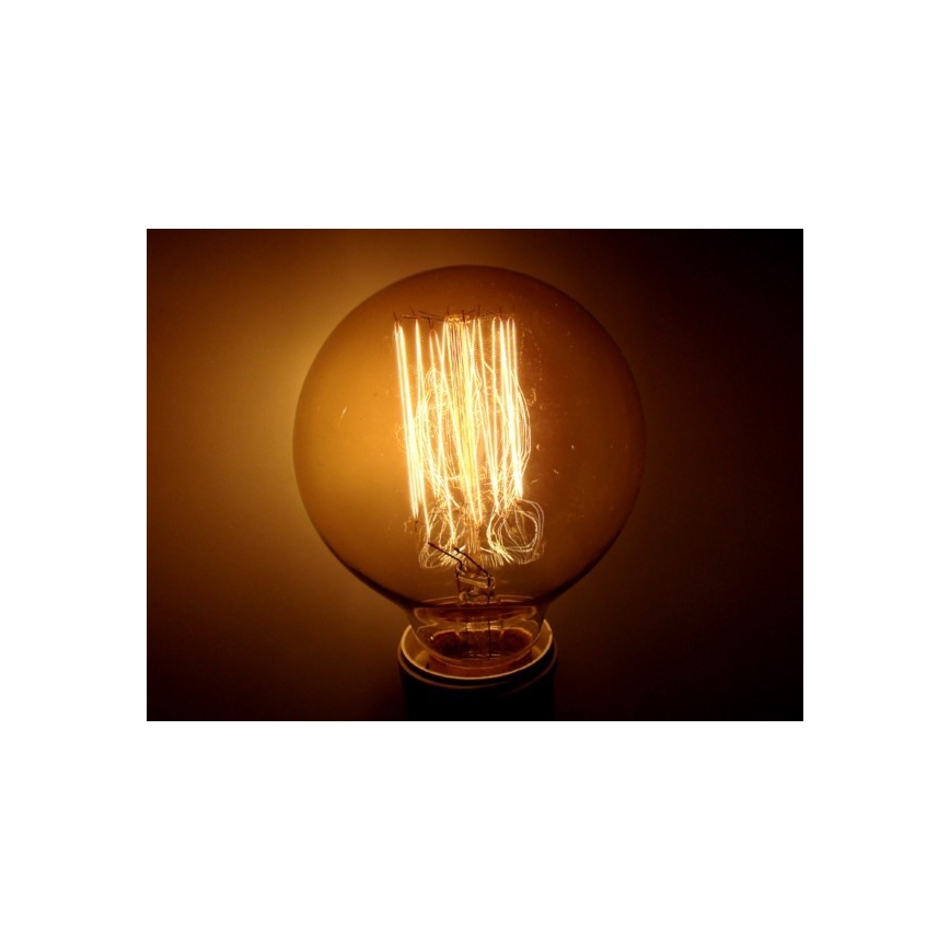 Kestävä koristeellinen himmennettävä polttimo SEGOD G80 E27/40W/230V 3000K