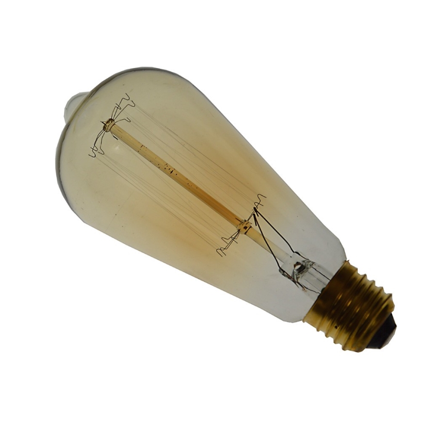 Kestävä koristeellinen himmennettävä polttimo SELEBY ST64 E27/40W/230V 2200K