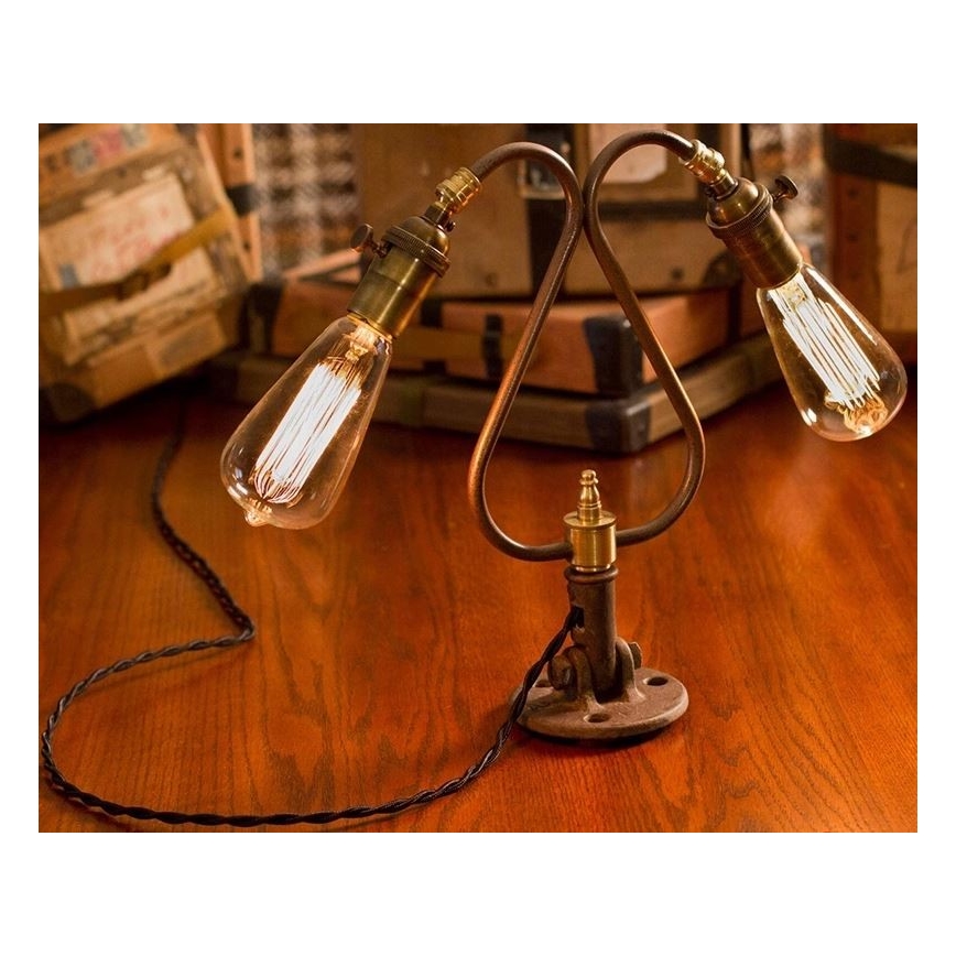 Kestävä koristeellinen himmennettävä polttimo SELEBY ST64 E27/40W/230V 2200K