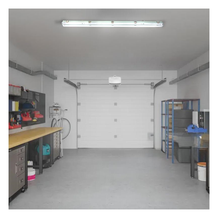 Kestävä loistelamppu T8 2xG13/18W/230V IP65 126 cm