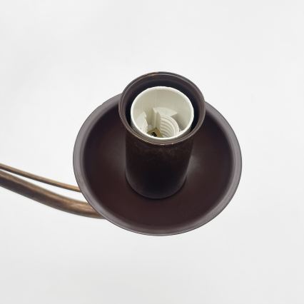 Ketjullinen kattokruunu ANTON 3xE14/15W/230V pronssinvärinen