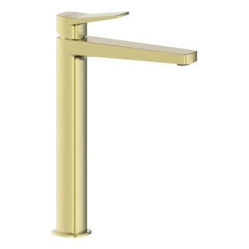 KFA Armatura 4522-712-31 - Allashana + allasventtiili MALAGA 30,3 cm harjattu kulta