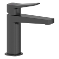 KFA Armatura 4522-815-81 - Pesuallashana + tyhjennysventtiili MALAGA 15,9 cm musta
