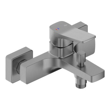 KFA Armatura 4524-010-61 - MALAGA kylpyammeen hana, metallinhohtoinen harmaa