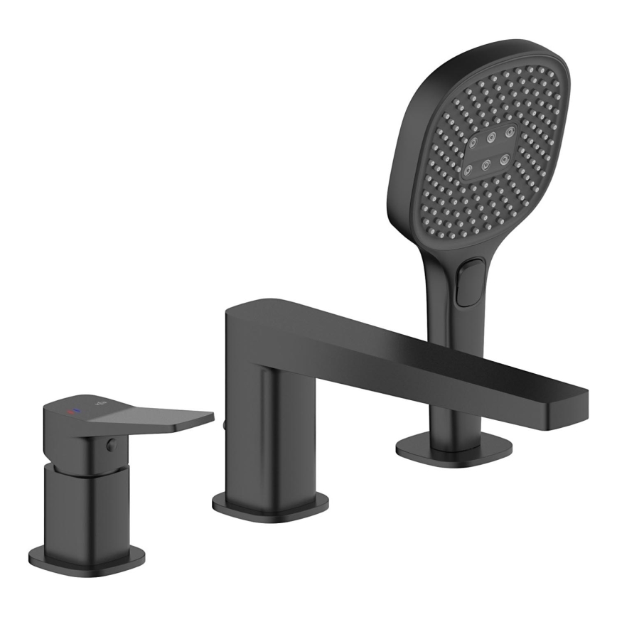 KFA Armatura 4525-210-81 - MALAGA 3-reikäinen ammehana, musta