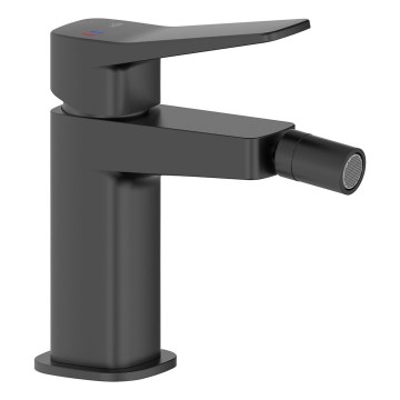 KFA Armatura 4527-015-81 - Bidehana + tyhjennysventtiili MALAGA musta