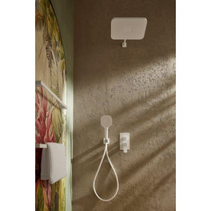 KFA Armatura 4529-501-44 - Suihkusetti upotettavalla hanalla MALAGA, valkoinen