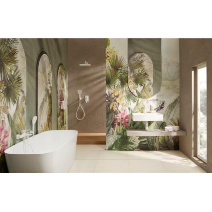 KFA Armatura 4529-501-44 - Suihkusetti upotettavalla hanalla MALAGA, valkoinen