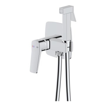 KFA Armatura 4529-512-00 - Bideehana käsisuihkulla piilotettuun asennukseen MALAGA kiiltävä kromi