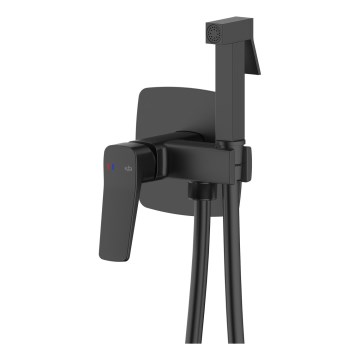 KFA Armatura 4529-512-81 - MALAGA bidet-sekoitin suihkutoiminnolla, piilotettavaan asennukseen, musta