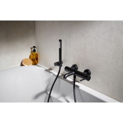 KFA Armatura 5034-520-81 - Kylpyammesarja hanalla MOZA matta musta
