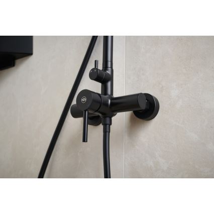 KFA Armatura 5036-910-81 - Suihkusetti hanalla MOZA messinki/matta musta