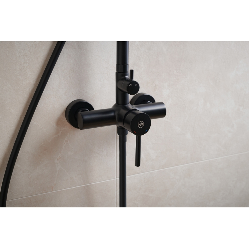 KFA Armatura 5036-910-81 - Suihkusetti hanalla MOZA messinki/matta musta