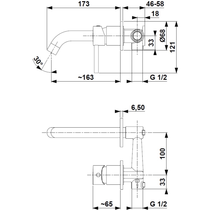 KFA Armatura 5039-810-31 - Pesuallashana piiloasennukseen MOZA maa kulta