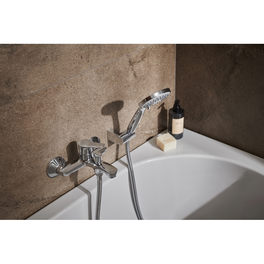 KFA Armatura 5244-510-00 - Kylpyammesarja hanalla MORRIS kiiltävä kromi