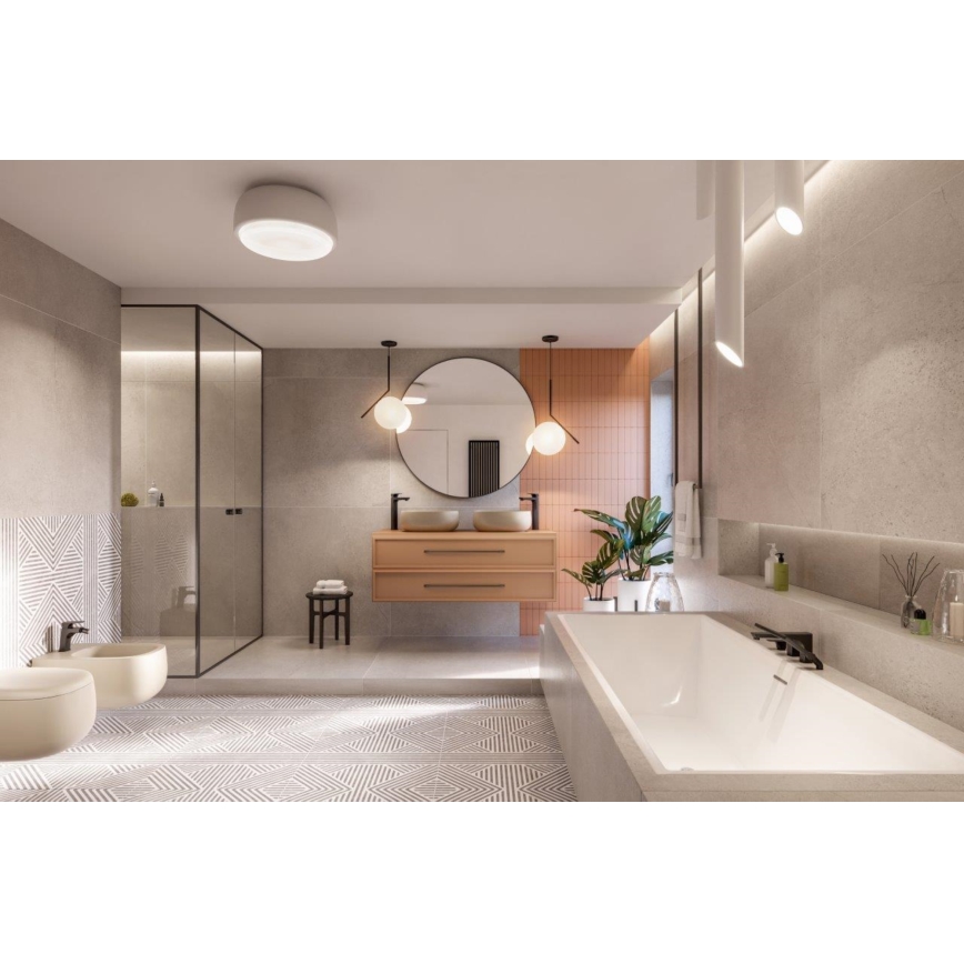 KFA Armatura 5535-210-81 - Kylpyhana 4-reikäinen MOKAIT messinki/matta musta