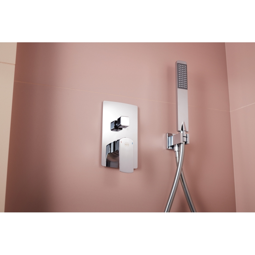 KFA Armatura 5539-511-00 - Suihkusetti piilotettu hana MOKAIT kiiltävä kromi