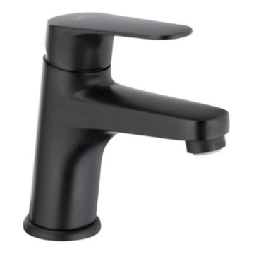 KFA Armatura 5552-815-81 - Pesuallashana + ylivuotolla OTAVA 15 cm mattamusta