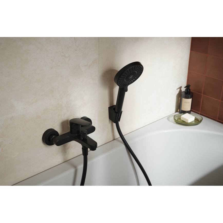 KFA Armatura 5554-010-81 - Matta musta OTAVA kylpyhuoneen hana