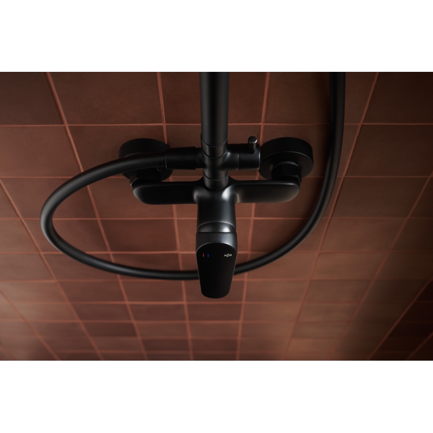 KFA Armatura 5556-910-81 - Suihkusetti hanalla OTAVA messinki/matta musta