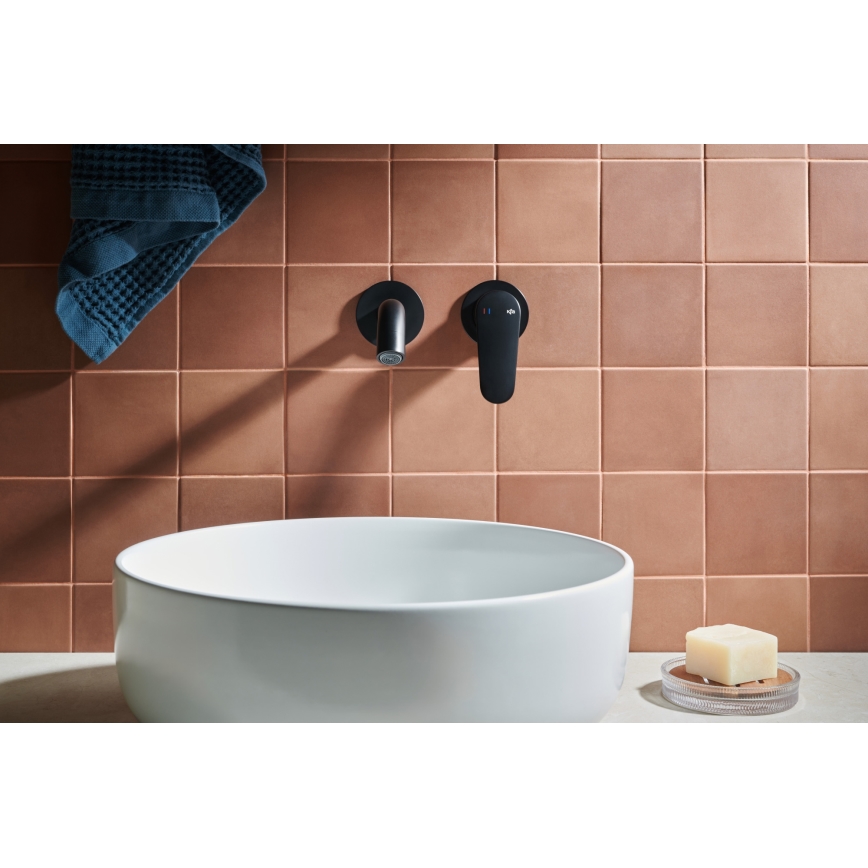 KFA Armatura 5559-810-81 - Upotettava pesuallashana upotettavaa asennusta varten OTAVA mattamusta