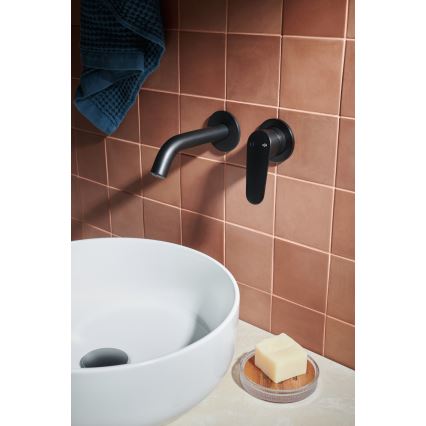 KFA Armatura 5559-810-81 - Upotettava pesuallashana upotettavaa asennusta varten OTAVA mattamusta