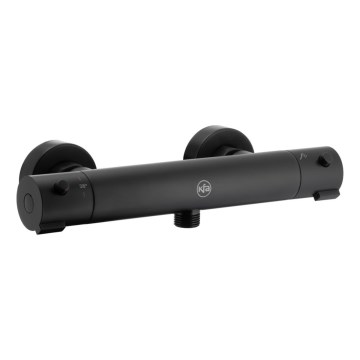 KFA Armatura 5736-010-81 - Termostaattinen suihkuhana MOZA matta musta