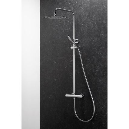 KFA Armatura 5736-920-00 - Suihkusetti termostaattihanalla MOZA kiiltävä kromi