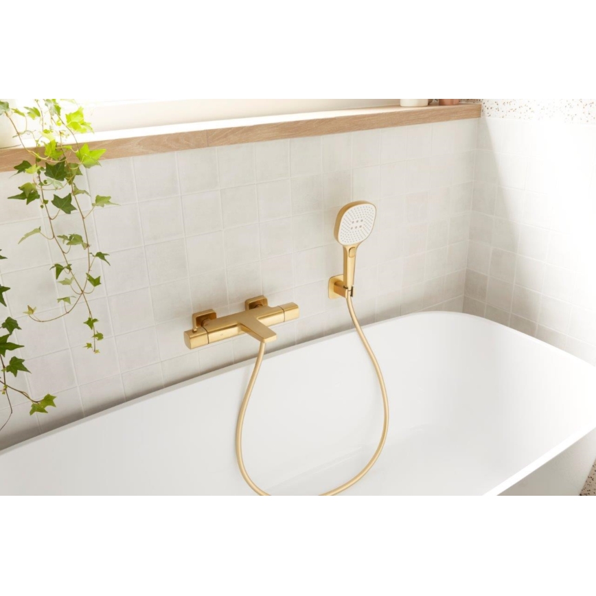 KFA Armatura 5754-010-31 - MALAGA-termostaattinen kylpyammehana, harjattu kullanvärinen