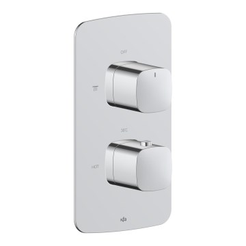 KFA Armatura 5759-001-00 - MALAGA termostaattinen suihkusekoitin uppoasennukseen, kiiltävä kromi